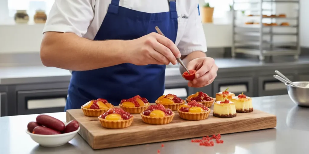 Red Finger Limes in Desserts Pastry Chef’s Secret