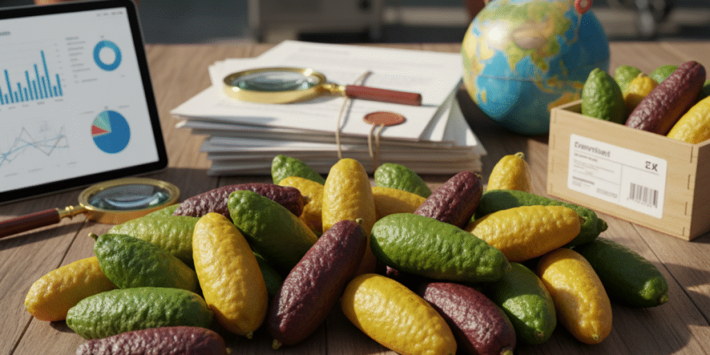Exporting Finger Limes: Regulations & Market Insights