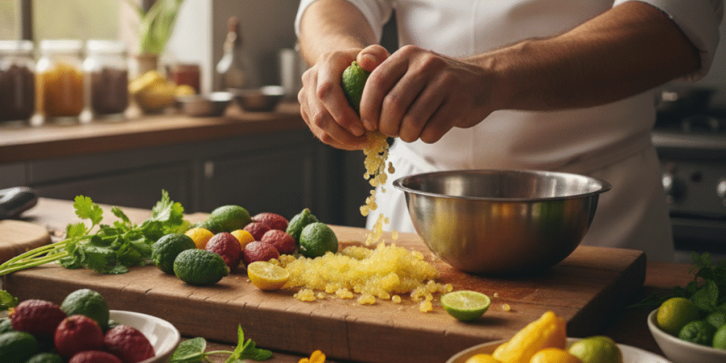 Finger Lime Varieties: Green, Red, Yellow & Culinary Uses