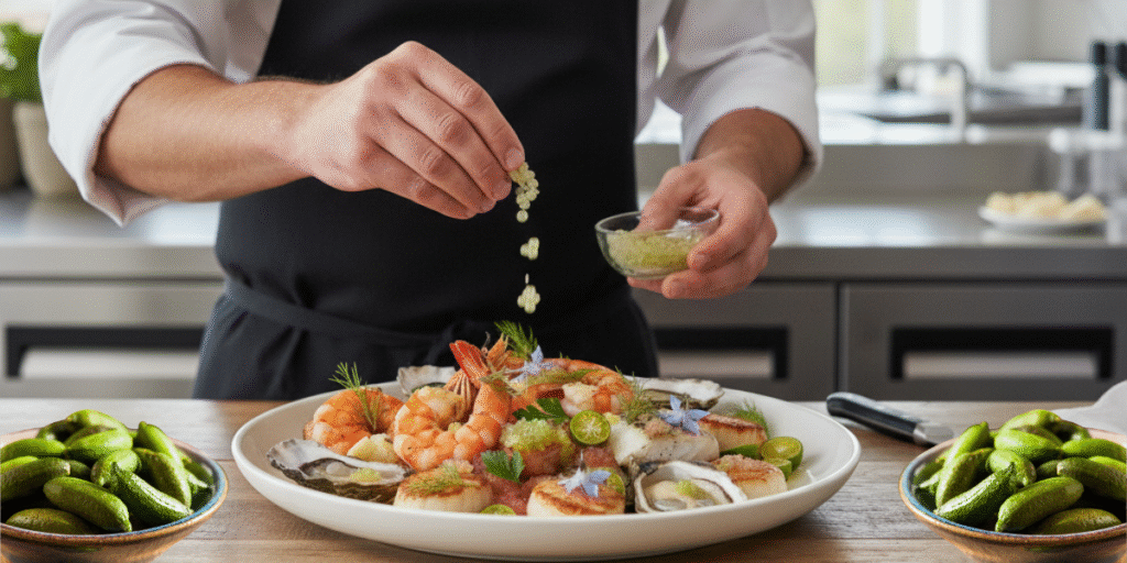 Finger Limes with Seafood – Perfect Pairings for Fine Dining